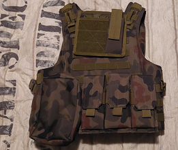 Image for Tactical vest donkergroene camo