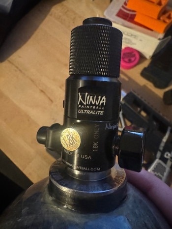 Afbeelding 4 van Full speedsoft M4 Body + regulator + gearbox + carbon fles + push masker