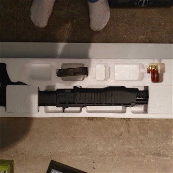 Afbeelding 2 van Tekoop shotgun van ASG compleet met doos 2 chells en speedloader