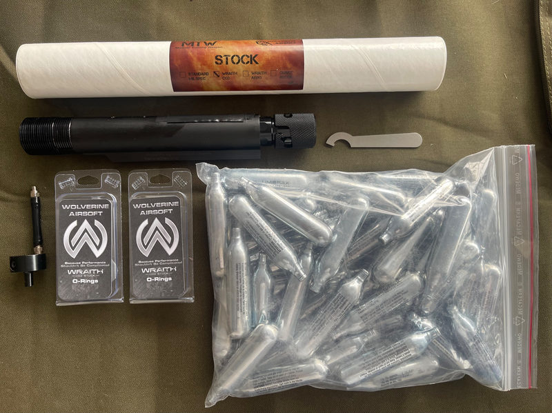 Image 1 for Wolverine wraith co2 stock mtw