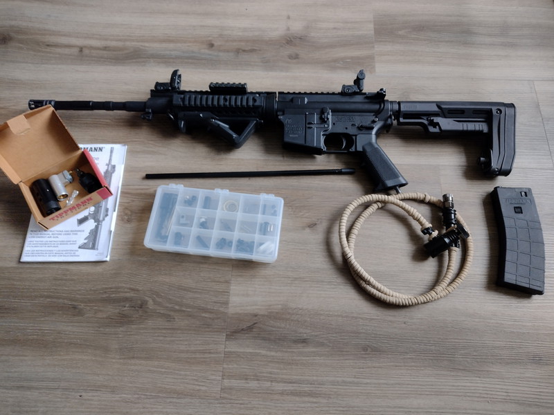Imagen 1 de Tippmann M4 GBB, inclusief mods en spare parts