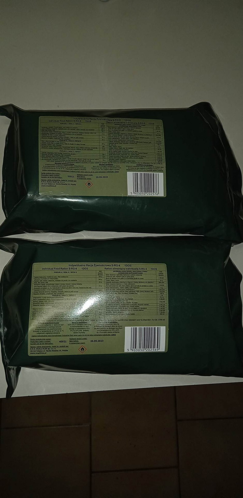Image 1 for Ration Type MRE 24h Polonaise