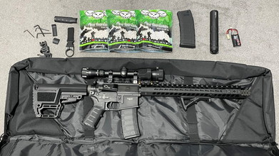 Image pour King Arms M4 TWS KeyMod Dinosaur Elite Vollmetall S-AEG 6mm BB schwarz