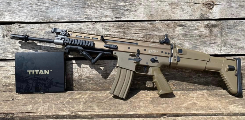 Bild 1 für TOKYO MARUI NEXT-GEN SCAR-L - TAN met Titan Gate