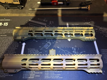 Image 2 for Twee invictus 14 inch handguard rails.