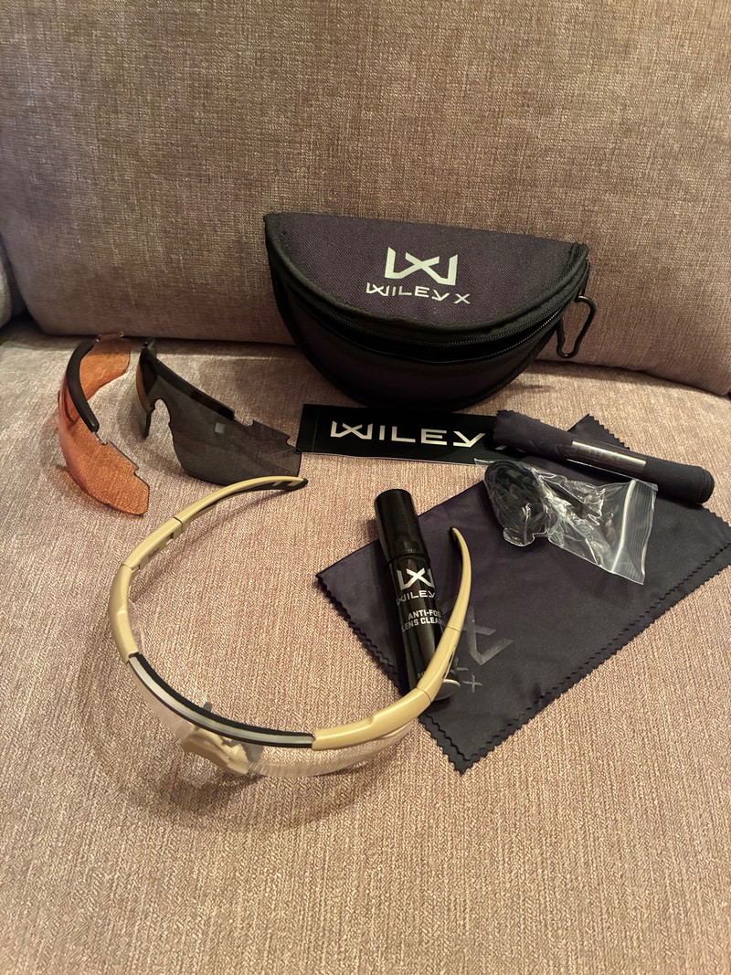 Image 1 for Willey Lunettes balistiques SABER Advanced Tan 3 verres WILEY X