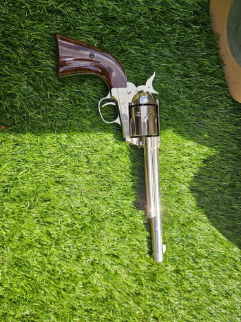 Afbeelding 2 van Colt Single Action Army met holster en 24 kogels, full metal