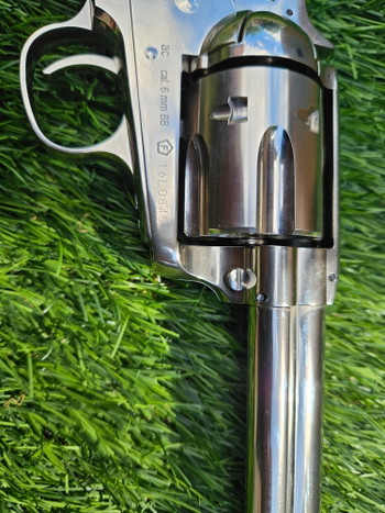 Afbeelding 4 van Colt Single Action Army met holster en 24 kogels, full metal