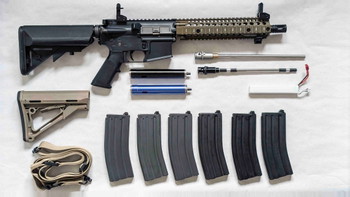 Image 3 for PTW Airsoft Colt MK18 MOD1 M4 AR + Accessories