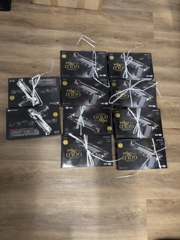 Image 1 pour Tokyo Marui Hi-Capa 5.1 Gold Match & Tokyo Marui Desert Eagle .50 AE Hard Kick NIEUW