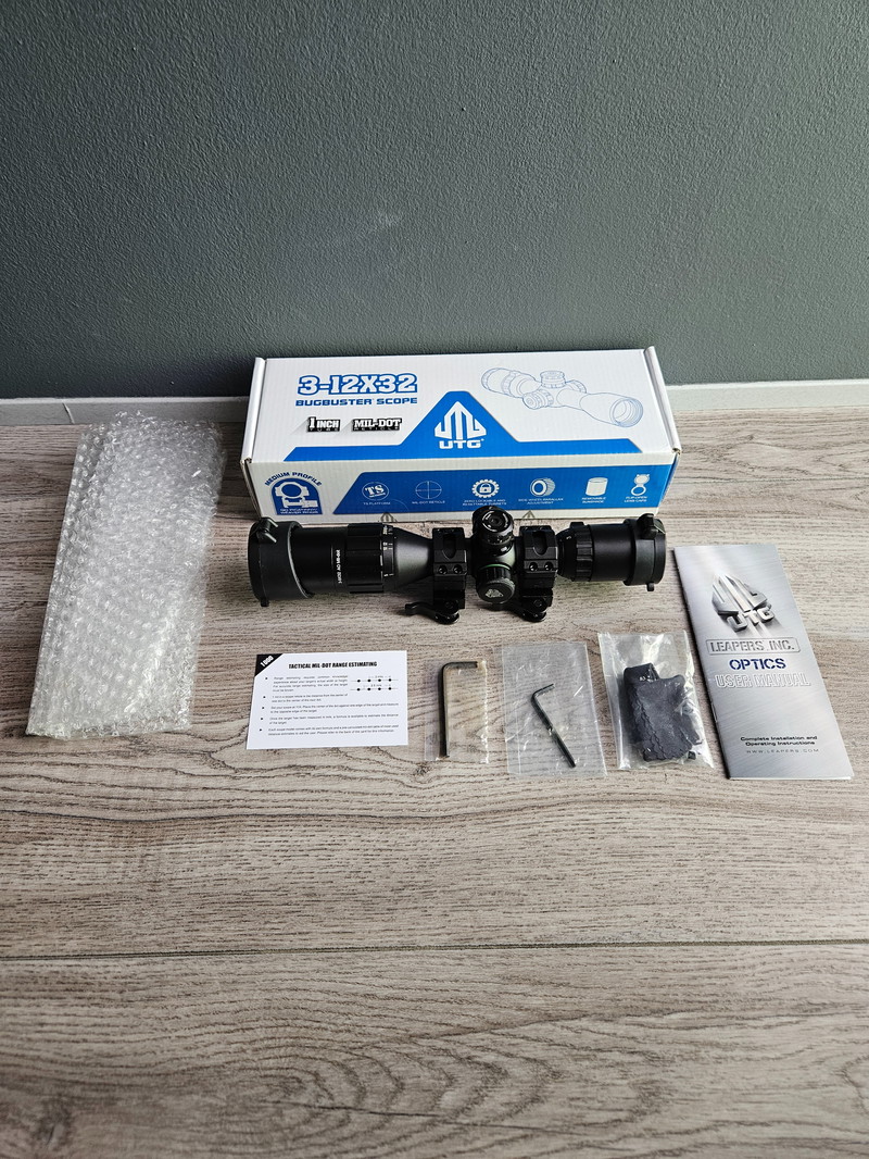 Image 1 for UTG Bug Buster 3-12x32 Mil-Dot scope / kijker