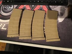 Image pour 4 x gebruikte G&G mags tan