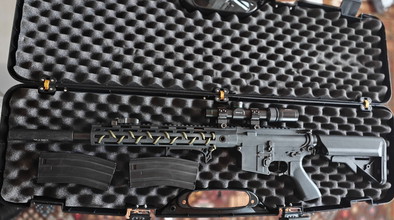 Image pour Airsoft Begadi Sport M4 "Nylon Series" -GEN.5- Upgrade S-AEG mit PRO HopUp, Begadi CORE EFCS / Mosfet & FSWS