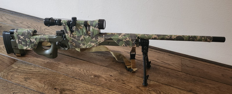 Bild 1 für Well L96 Airsoft Sniper - Inclusief Scope, 3 Magazijnen en Geluidsdemper!