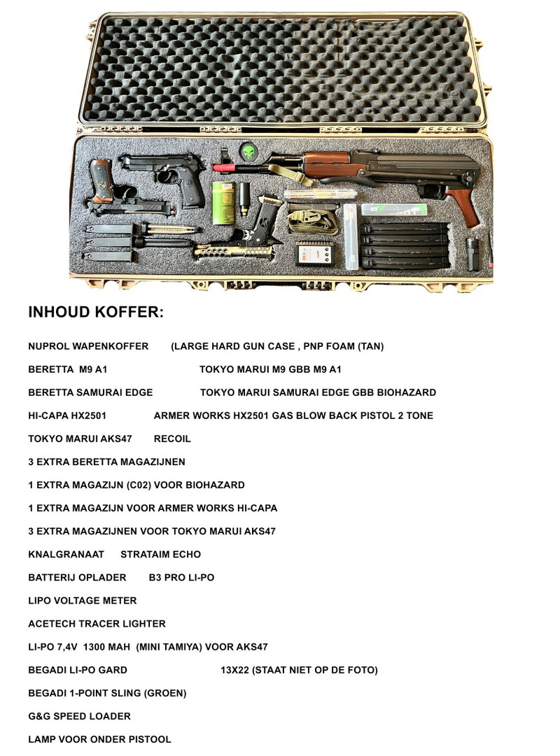 Image 1 for Div. airsoft replica's te koop