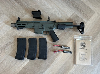 Image 2 for Zeer complete, nieuwe Krytac Trident MK2 PDW-M green