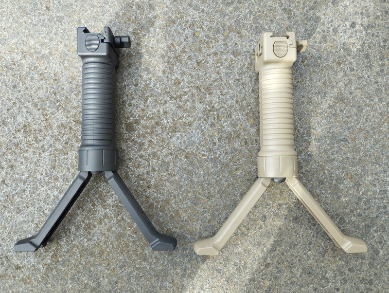 Imagen 1 de 2x grip bipod zwart & tan