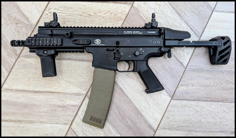 Image 1 pour CYMA FN SCAR-SC subcarbine aeg mosfet 25rps