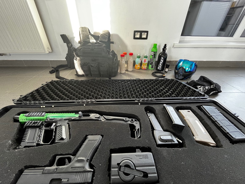 Image 1 for Volledige Airsoft Kit+ HPA SET