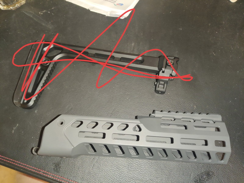 Image 1 for MCX 10.5 handguard grey