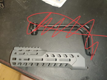 Image 2 for MCX 10.5 handguard grey
