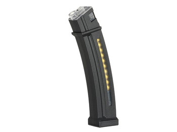 Imagen 3 de 5x 130 BBs Mid-Cap Magazine for MP5 AEG - Black - Cyma