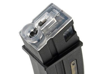 Imagen 5 de 5x 130 BBs Mid-Cap Magazine for MP5 AEG - Black - Cyma