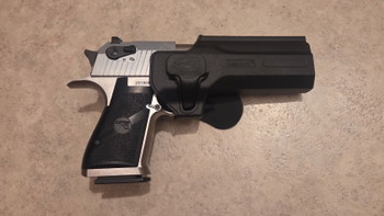 Afbeelding 3 van Desert Eagle L6 Gas Blowback by WE & Cybergun with Amomax Holster