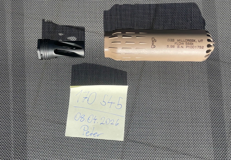 Image 1 pour Angry Gun Flow 556k Suppressor Cerakote FDE