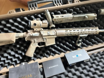 Image 2 for Krytac m4 barret with pdw barrel and titan gate.