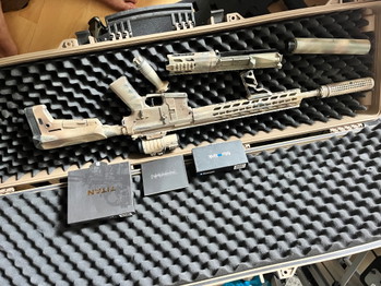 Image 3 for Krytac m4 barret with pdw barrel and titan gate.