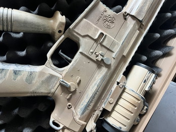 Image 4 for Krytac m4 barret with pdw barrel and titan gate.