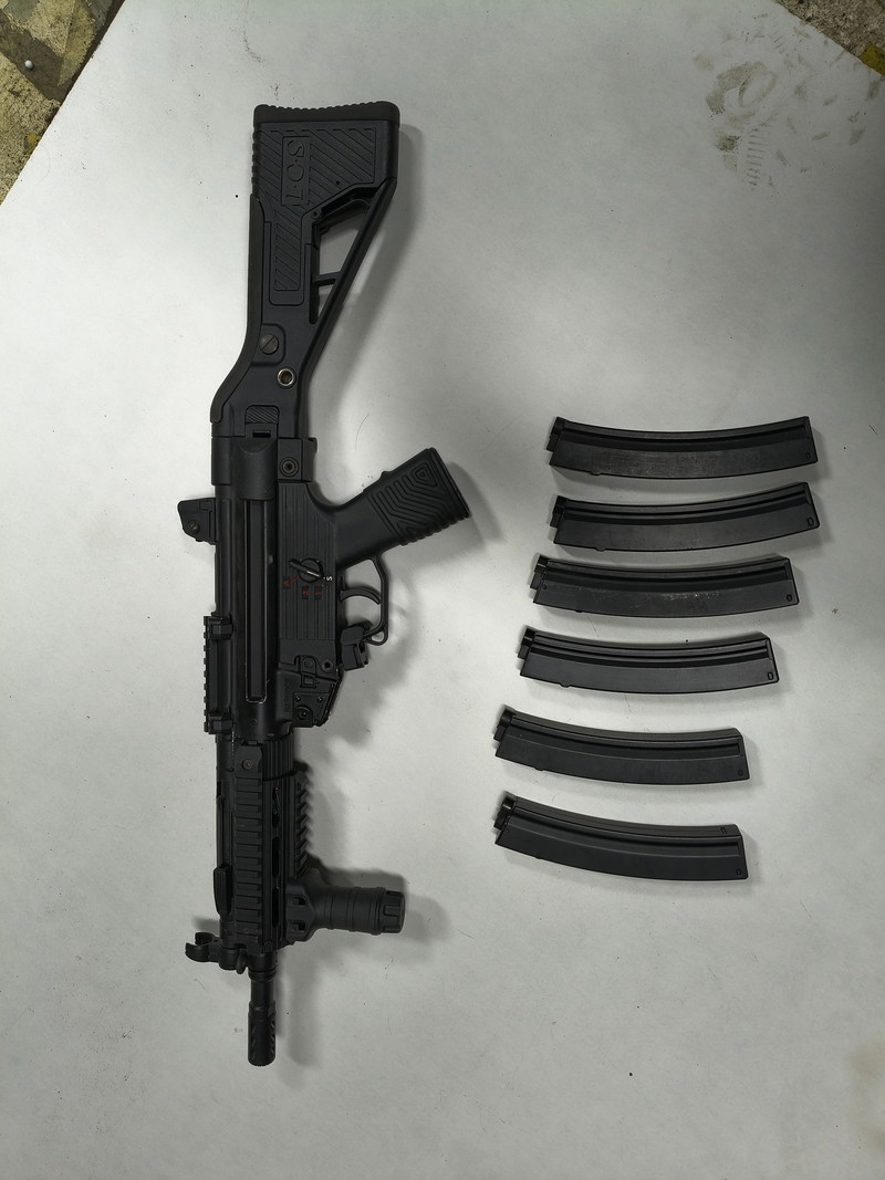 Image 1 pour ICS CES-P MP5 MX5-P MS1 S3 SFS Stock AEG