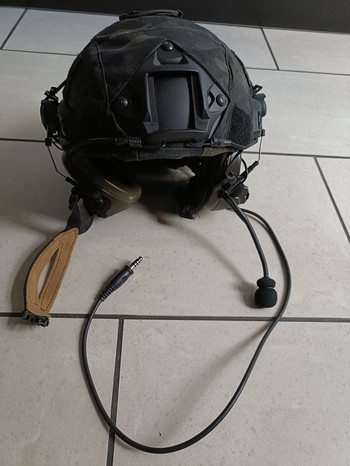 Afbeelding 4 van Tactical helm met toebehoren