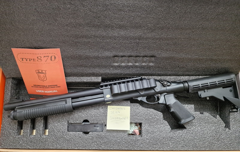 Image 1 for Golden Eagle Tactical Shotgun/Shellholder incl. 6 Shells