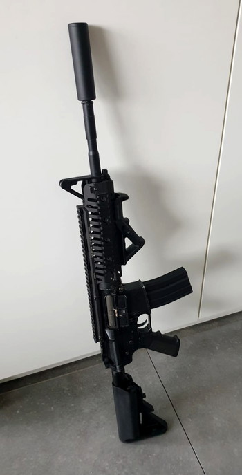 Image 4 pour M4 VFC body met navy seals marks en upgrades ( mag weg tegen elk aannemelijk bod )