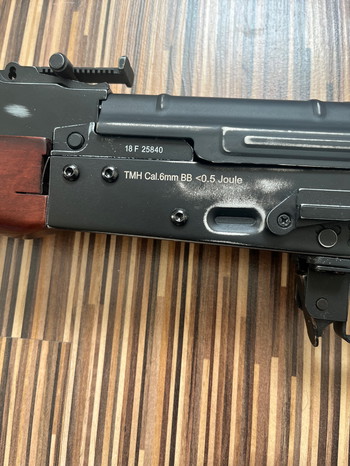 Image 2 pour APS AK-74 Vollmetall Echtholz BlowBack S-AEG 6mm BB schwarz - Used Look Edition