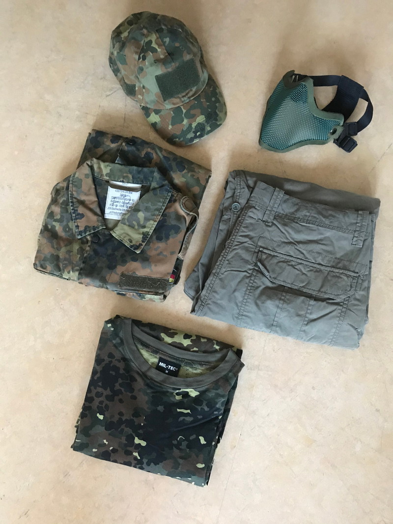 Afbeelding 1 van Flecktarn outfit Maat M
