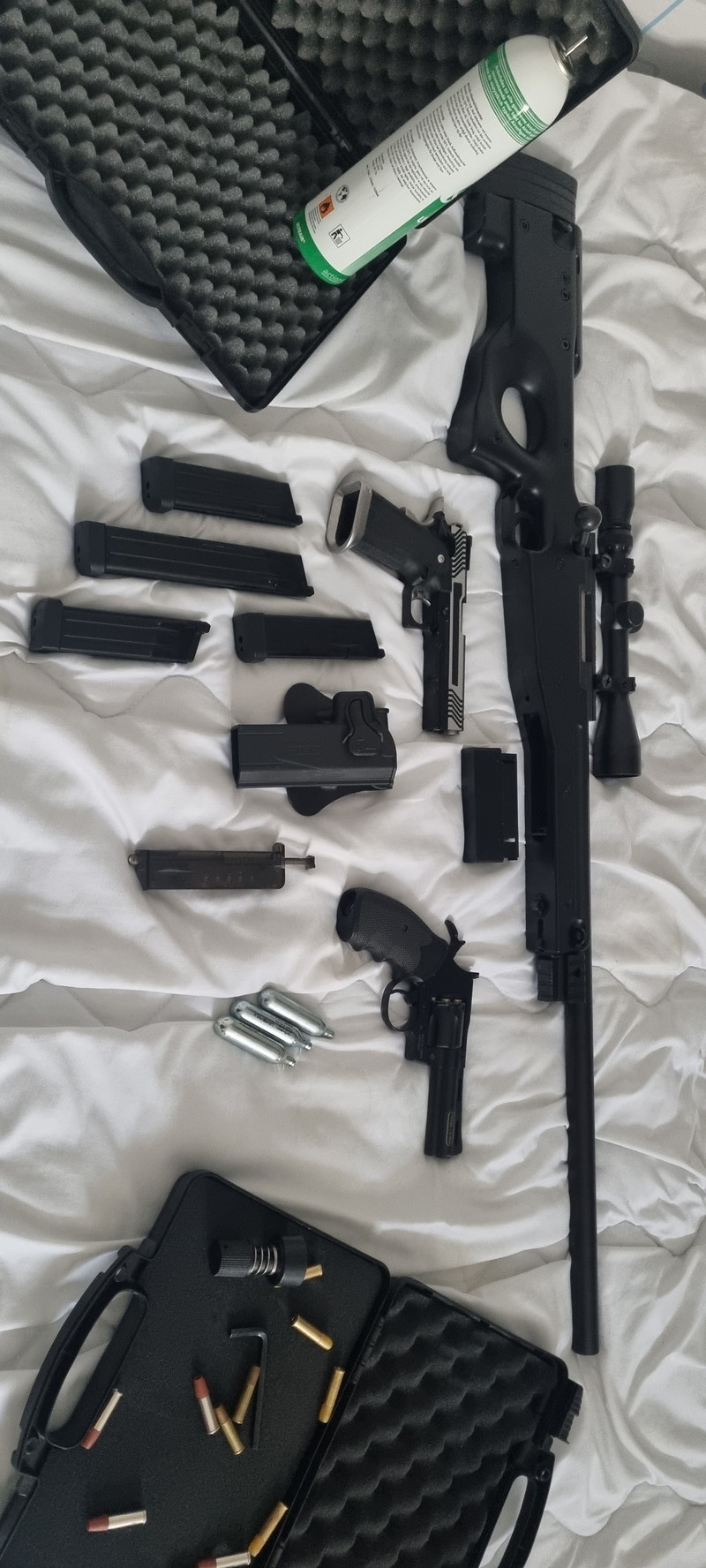 Image 1 for 3 Airsoft wapens zie beschrijving