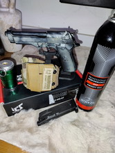 Image pour ICS BLE-M9 Gas Blowback Pistol + bb granade + warrior assault universal holster