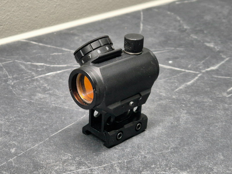 Bild 1 für Micro Red Dot Sight 1x25mm High Rail Rifle Scope 20mm Weaver Mount