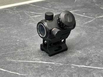 Bild 2 für Micro Red Dot Sight 1x25mm High Rail Rifle Scope 20mm Weaver Mount