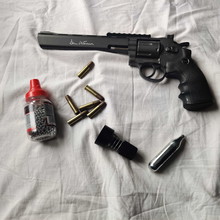 Image for Dan wesson 8'' revolver co2, steel bb