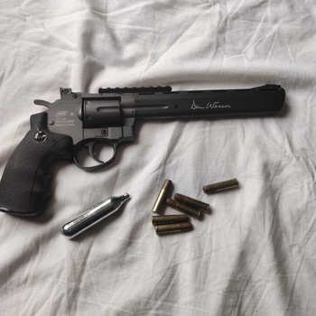 Image 3 for Dan wesson 8'' revolver co2, steel bb