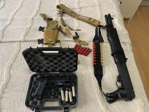 Image for Franchi SPAS 12 + kwc pt92 barret + carry case