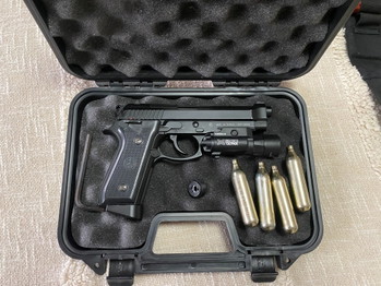 Image 2 for Franchi SPAS 12 + kwc pt92 barret + carry case