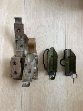 Image 2 for Strataim Epsilon BB grenade 2 stuks - Deadly Customs Kydex grenade pouches + Warrior Assault Grenade pouch