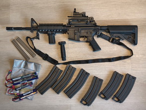 Afbeelding van complete set AEG M4 SOPMOD met nanoGATE, SHS high torque en SHS 13:1 gearset
