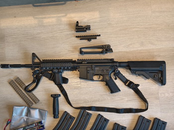 Afbeelding 2 van complete set AEG M4 SOPMOD met nanoGATE, SHS high torque en SHS 13:1 gearset