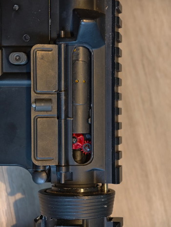 Afbeelding 5 van complete set AEG M4 SOPMOD met nanoGATE, SHS high torque en SHS 13:1 gearset